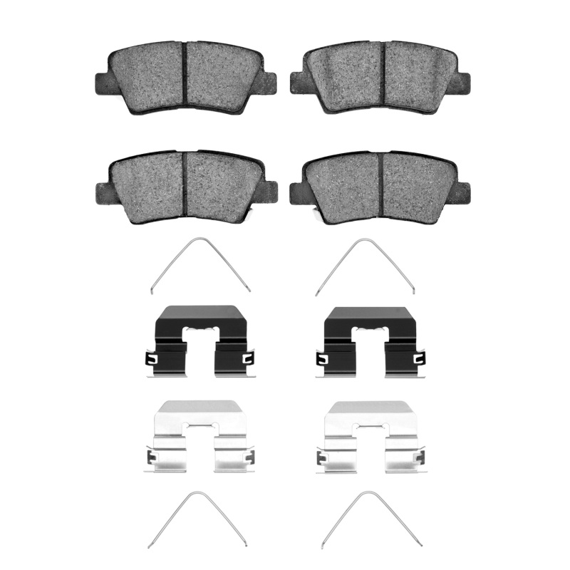 Dodge Attitude Ceramic Brake Pads - Rear - R1 Concepts - `11-`25
